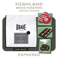ราคา Brave Roasters กาแฟไฮแลนด์ Highland Espresso คั่วเข้ม Dark Roast 200g (9691857476)