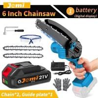 ราคา เลื่อยยนต์ขนาดเล็กไร้สายขนาด6นิ้วเลื่อยไร้สายแบบมือถือพร้อมล็อคความปลอดภัยและระบบเติมน้ำมันอัตโนมัติ (21341821124)