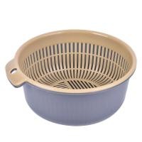 ราคา ตะกร้าระบายน้ำ ตะกร้าผัก ตะกร้าล้างผัก ผลไม้อเนกประสงค์ ใช้สำหรับล้างผัก ชามล้างผลไม้ ผัก มี 2 ชั้น washing basket Ezbuy (19177498165)