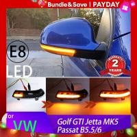 ราคา แบบไดนามิกไฟเลี้ยว LED กระจกมองหลัง Blinker Repeater สำหรับ Volkswagen VW GOLF 5 Jetta MK5 Passat B5 5 B6 EOS (21170627791)