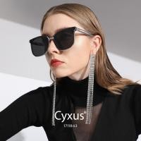 ราคา Cyxus แว่นกันแดดหญิง แว่นโพลาไรซ์ Retro Polarized Sunglasses Women ขนาดใหญ่ Vintage แว่น UV400 กรอบวัสดุ TR เลนส์ TACแว่นกันแดดขนาดใหญ่1711 (21372504596)