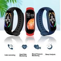ราคา ผลิตภัณฑ์ดั้งเดิม Gratis Ongkir สายรัดข้อมืออัจฉริยะ M7นาฬิกาข้อมืออัจฉริยะสายรัดข้อมืออัจฉริยะสำหรับเล่นกีฬาฟิตเนสวัดจำนวนก้าวอัตราการเต้นของหัวใจบลูทูธ Smartband Ios Android (19890323598)