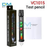 ราคา diymore VC1015 เครื่องตรวจจับแรงดันไฟฟ้ามิเตอร์วัดโวลต์แบบไม่ต้องสัมผัส AC12 1000V ปากกามีไฟ เปิดปิดปากกาทดสอบการตรวจจับการรั่วไหล (11643886764)