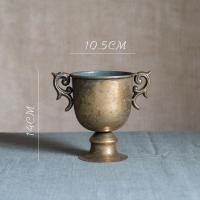 ราคา Classical Goblet Flowerpot and Flower Vase Flower Pot Vintage European Style Iron Flower Arrangement Vessel (12127414627)