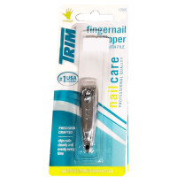 ราคา Trim กรรไกรตัดเล็บมือ เท้า คม พกพาง่ายพร้อมตะไบในตัว มีสร้อย Fingernail Toenail Clipper (17267492874)