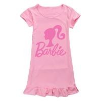 ราคา LZH ตุ๊กตาบาร์บี้เด็กผู้หญิงตุ๊กตาบาร์บี้เสื้อแขนสั้นผ้าไหมน้ำแข็งการ์ตูนชุดนอนพิมพ์ลายกลางคืนกระโปรงชุดเดรสบ้าน (19842378317)