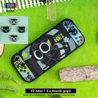 ราคา Geekshare Nintendo Switch เคสแข็งนิ้วหัวแม่มือฝาจับกระเป๋าเก็บของกล่องใส่บัตรเคสอุปกรณ์เสริมคอนโซลเปลี่ยน Legend Of Luo Xiaohei (20227472187)