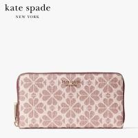 ราคา KATE SPADE NEW YORK SPADE FLOWER COATED CANVAS ZIP AROUND CONTINETAL WALLET PWR00085 กระเป๋าสตางค์ (7460896181)