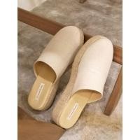 ราคา พร้อมส่ง รองเท้ามินิมอล ส้นตึกแบบสวม เกาหลีเกาใจขั้นสุด (20837298671)