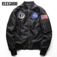 ราคา JEEP SPIRIT Jacket Men S MA 1 Pilot Jacket Air Force Coach ฤดูใบไม้ผลิและฤดูใบไม้ร่วงบางส่วน Plus ขนาดเสื้อเบสบอลผ้าฝ้าย (15256259454)
