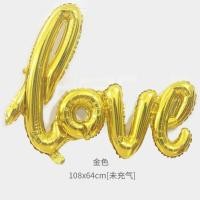 ราคา ลูกโป่งฟอยล์อักษร love ตัวเขียน ขนาด 108 64 cm ใช้ตกแต่ง (10313201035)