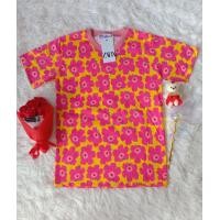 ราคา เสื้อยืดงานแบรนด์ ลายดอก ป้าย Zara ผ้านิ่ม ใส่สบาย คุณภาพดี (14938971257)