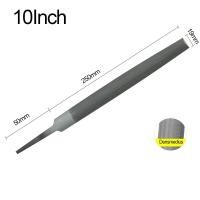 ราคา TALOG เหล็กเหล็กไร้สนิม ตะไบเลื่อยครึ่งวงกลม 6 8 10 12 14นิ้ว รูปครึ่งวงกลม ตะไบเหล็ก ทนต่อการสึกหรอ บดบดละเอียด ตะไบมือ ไม้สำหรับไม้ (20231777629)