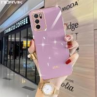 ราคา NORVIK ใหม่เคสใส่โทรศัพท์ชุบหรูหราสำหรับ OPPO A16เลนส์กล้องเคสมือถือสีแมทกันกระแทกรวมทุกอย่างฝาหลัง N1 D3 (21046555434)