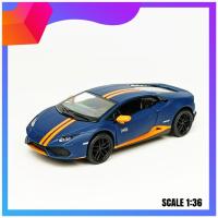 ราคา โมเดลรถเหล็กแลมโบกีนี่ Lamborghini Huracan LP610 4 Avio Scale 1 32 KINSMART สีด้าน (10911393402)