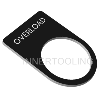 ราคา เนมเพลท ติดตู้คอนโทรล พื้นดำ อักษรสีขาว ป้ายติดตู้คอนโทรล Nameplate ขนาดรูเจาะ 22 mm (10279289856)