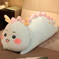 ราคา ตุ๊กตาไดโนเสาร์น่ารักและน่ารักหมอนตุ๊กตามังกรตุ๊กตาหนานุ่มอ้วนน้อยตุ๊กตาผ้านอนข้างเตียงนอนกับขา (20631928765)