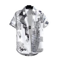 ราคา FAWORK เสื้อเชิ้ตเกาหลี เสื้อเชิ้ตฮาวาย แบบวินเทจ สไตล์เกาหลี แฟชั่นสำหรับผู้ชาย (13355944731)