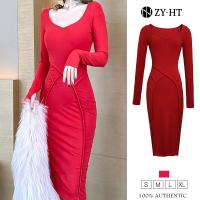 ราคา ZY HT EraVogue เดรสผู้หญิง เดรสรัดรูป เดรสแขนยาว เดรสสีแดง เดรสทำงาน ชุดเดรสแฟชั่น เดรสเซ็กซี่ เดรสเกาหลี เดรสออกงาน ชุดเดรสผู้หญิง 20005 (11806406623)
