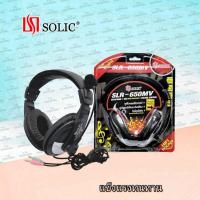 ราคา พร้อมส่ง SOLIC หูฟังครอบหู รุ่น SLR 650MV หูฟังคอมพิวเตอร์ ปรับระดับเสียงได้ มีไมโครโฟน พร้อมส่ง (16412651598)
