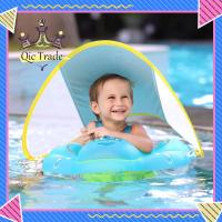 ราคา Fast Delivery Baby Lie on Swimming Ring Sunscreen Bathing Circle Inflatable Swimming Float Swim Pool Accessories (20650829802)
