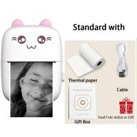 ราคา เครื่องพิมพ์เทอร์มอลพกพาได้ MINI ไร้สาย BT 203Dpi ป้ายที่มีรูปภาพบันทึกคำถามสาย USB ผิดการพิมพ์ด้วย Imprimante Portant (21347472076)