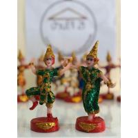 ราคา ตุ๊กตานางรำ นางรำ แก้บน ละคร ชาย หญิง เคลือบกากเพชร ทองสวยงาม (1024244848)