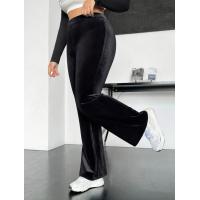 ราคา Plus size กางเกงขาม้าสำหรับสาวอวบ เอวสูง ผ้ากำมะหยี่ พร้อมส่ง (21137080976)