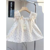 ราคา พร้อมส่ง Sherbet เสื้อครอปคอเหลี่ยมดึงยาง แขนระบาย ผ้าลูกไม้ฉลุลาย สีน่ารักมากกก (21371135222)