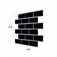 ราคา วอลเปเปอร์ห้องครัว 3D สติ๊กเกอร์ติดผนังกระเบื้องกระเบื้องอิฐโมเสคมีกาวในตัว กันน้ำมัน กันน้ำ สติ๊กเกอร์ติดผนังห้องน้ำ (21105016392)