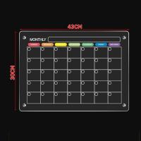 ราคา กระดานไวท์บอร์ด บอร์ดแม่เหล็ก ปฏิทินแม่เหล็ก ปฏิทินติดตู้เย็น แผ่นแม่เหล็กติดตู้เย็น ขนาด A3 แม่เหล็กดูดดี (21357055441)