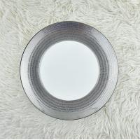 ราคา จานเซรามิค จานสเต๊ก จานคาเฟ่ มี 2 สี เงิน ขาว และ ทอง ขาว ขนาด 8 นิ้ว และ 10 25 นิ้ว (19850266918)
