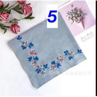 ราคา ผ้าเช็ดหน้า ผืนใหญ่ ผ้าโพกผม ผ้าผูกผม Napkin DIY Embroidery Kit สำหรับมือใหม่ปักง่าย มีคำแนะนำภาษาไทย (13865019516)