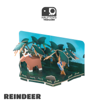 ราคา HALFTOYS ฮาล์ฟทอยส์ Half Animal Reindeer Diorama ของเล่นเสริมพัฒนาการเด็ก 3 ขวบขึ้นไป (20693785426)