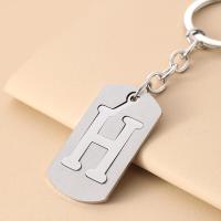 ราคา BAC พวงกุญแจตัวอักษรเหล็กสเตนเลส DIY A Z 26ตัวอักษรสองชั้นสร้อยคอตัวอักษรผู้หญิงของขวัญคู่พวงกุญแจรถเครื่องประดับ (21047362075)