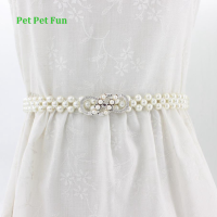 ราคา แฟชั่นเข็มขัดเข็มขัดสไตล์เอวยางยืดสายรัดเอวรูปโซ่มุก (5059386832)