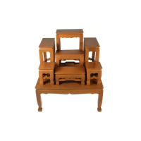 ราคา โต๊ะหมู่บูชาไม้สักทอง หมู่ 7 หน้า 7 นิ้ว แบบเรียบ (16697286467)