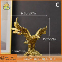 ราคา Shao ของสะสมรูปปั้นนกอินทรีสีทองรูปสัตว์ของตกแต่งบ้าน (20309674726)