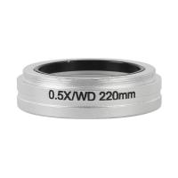 ราคา WD 0 5X 0 7X 2 0X 8X 50X Trinocular Microscope Stereo Microscope Auxiliary Objective Lens Barlow Lens For Nikon SMZ645 SMZ745 (18061281864)