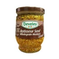 ราคา Develey Wholegrain Mustard ดีวีเลย์ โฮลเกรน มัสตาร์ด 270g (15270960202)