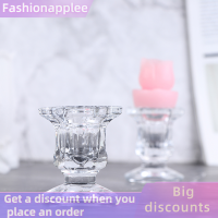 ราคา Fashionapplee เชิงเทียนแก้วคริสตัลใสเทียน Stand dining Home Decor (21120241553)