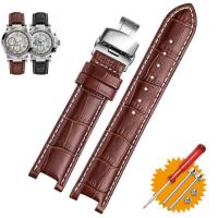 ราคา สายนาฬิกาหนังแท้สำหรับ Guess GC สายนาฬิกา22 13มม 20 11มม สายนาฬิกามีรอยบากพร้อมสกรูสีดำสีน้ำตาลสีฟ้าสายรัดข้อมือ (16829758089)