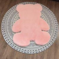 ราคา พร้อมส่ง พรมตุ๊กตาสีขาวรูปหมีน่ารัก พรมขนกระต่ายขนฟูนุ่มสุดๆ พรมปูพื้นกันลื่นสำหรับห้องนอนห้องนั่งเล่น (18024529455)