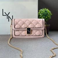 ราคา กระเป๋าลิน Lyn สะพายข้างปักหมุด สะพายข้างน่ารักๆ คอลเลคชั่นใหม่ งานแท้Outlet อุปกรณ์ ถุงผ้า ป้ายแบรนด์ ป้ายราคา ขนาด 7 5 มี 5 สี ทอง ดำ กากี กรม ชมพู (21250288422)
