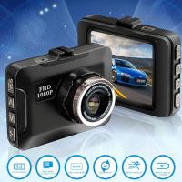 ราคา เครื่องบันทึกวีดีโอการ์ด DVR ภายในรถยนต์กล้องหน้าและหลังกล้องรถชนอัตโนมัติขนาด2 2นิ้วกล่องดำยานพาหนะเครื่องบันทึกไดร์เวอร์การมองเห็นได้ในเวลากลางคืน FULL HD 1080P (19650718779)