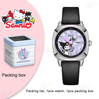 ราคา 24 30 2 มม แท้ 100 Sanrio นาฬิกา Hello Kitty สำหรับสาวนาฬิกาควอตซ์กันน้ำกันกระแทกนาฬิกาข้อมือน่ารักสำหรับนาฬิกาเด็ก Kuromi นาฬิกาของขวัญวันเกิดคริสต์มาส 2157 (20583326394)