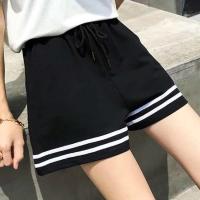 ราคา ST88 SHOP กางเกงขาสั้นสีพื้น เอวยางยืด แต่งแถบข้าง สไตส์เกาหลี (5508280014)