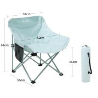 ราคา BSWolf Camping Folding Chair Moon Chair Comfortable Portable Outdoor Picnic Fishing Chair Large Seat (18864400387)