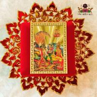 ราคา ॐ แผ่นทองพระพิฆเนศ องค์เทพฮินดู นำเข้าจากอินเดีย (16966020828)