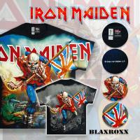 ราคา BLAXROXX Iron Maiden IRM040 เสื้อวง OVP สีจม GILDAN Ultra Cotton (21285457273)